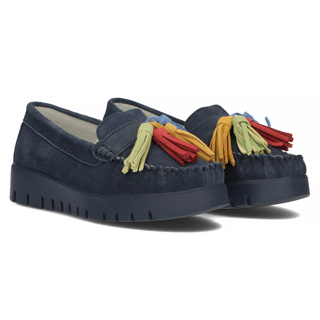 Leather shoes Filippo DP3535/23 NV navy
