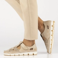 Leather Shoes Filippo 49958-61 beige