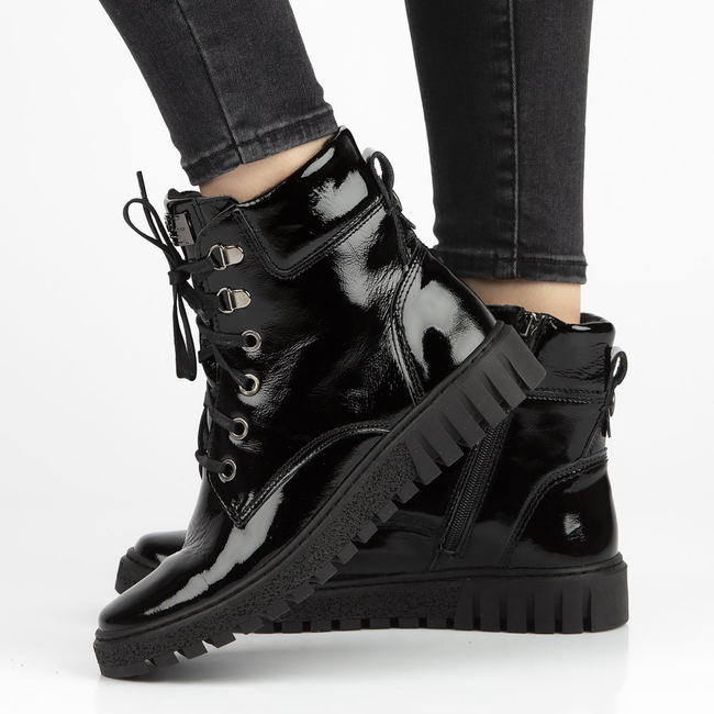 Trzewiki Filippo 515s czarny naplak