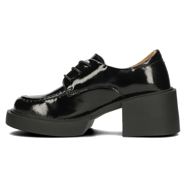 Leather shoes Filippo DP4919/23 BK L black