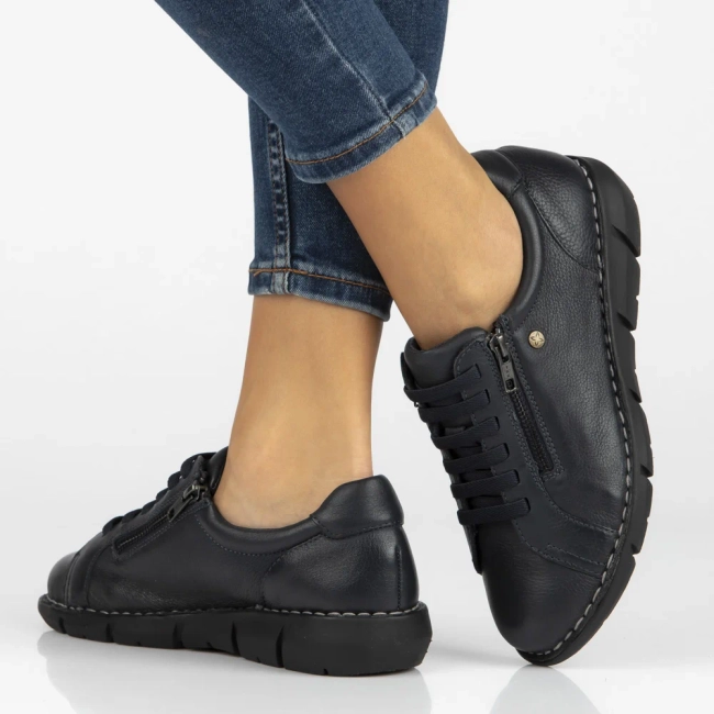 Leather shoes Maciejka P7238-17/00-1 navy