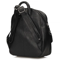 Leather backpack Toscanio T1144 black