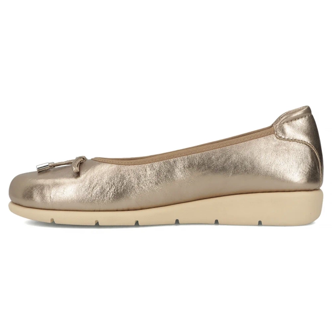 Leather ballerinas Maciejka P6504-25/00-1 gold