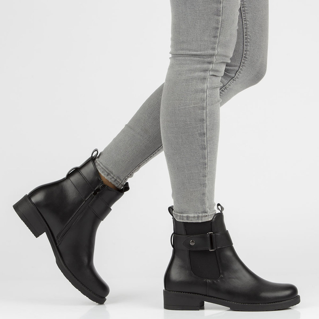 Botki Filippo DBT3011/21 BK czarne