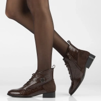Botki Filippo DBT4824/25 BR brązowe