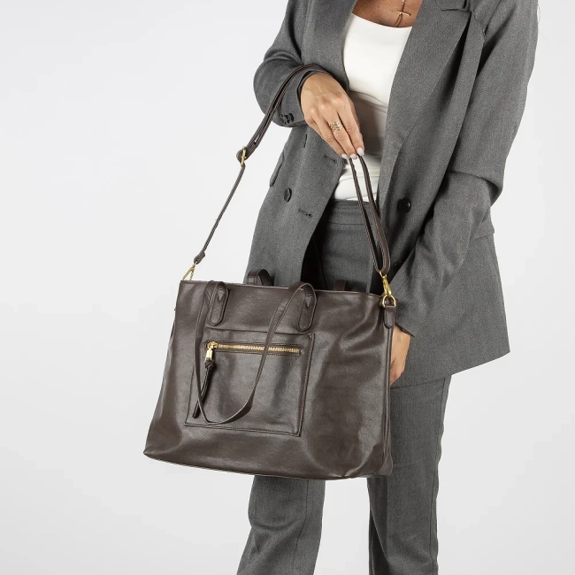 Dark brown handbag monroe