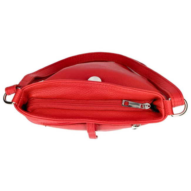 Filippo leather handbag 211209 Red