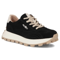 Leather sneakers Filippo DP7498/26 BK black
