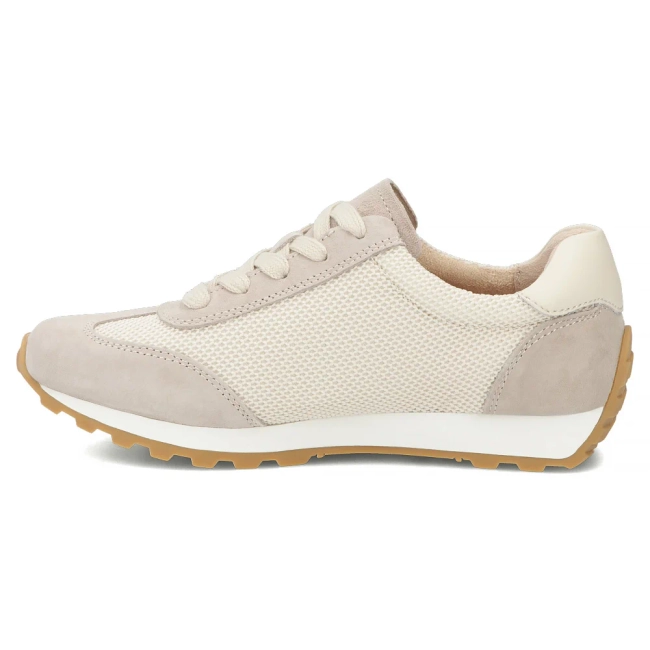 Skórzane sneakersy Filippo DP7564/26 BE beżowe