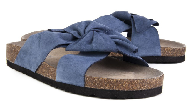 Slippers Caprice 9-27401-22 849 Jeans suede