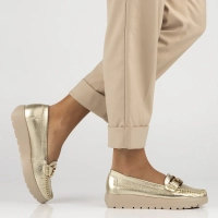 Leather loafers Filippo DP6827/25 GO gold