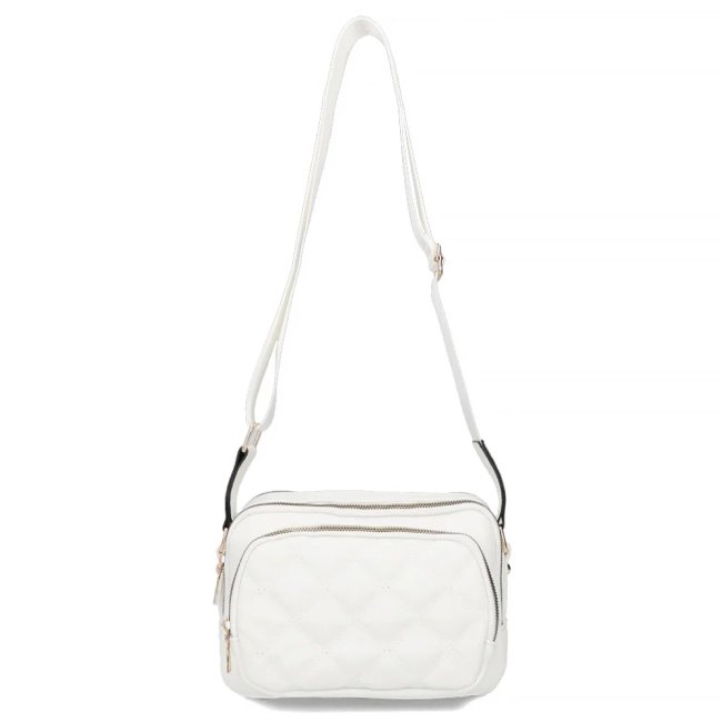 White handbag charm sombre