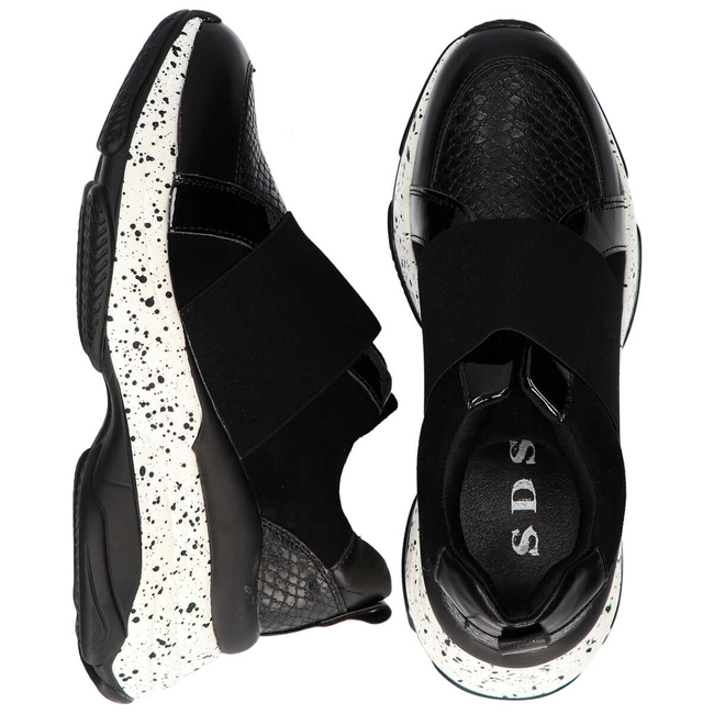 Sneakersy SDS 8025-SP czarne