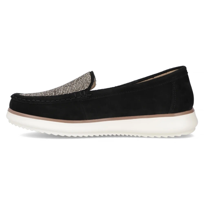 Leather loafers Filippo DP6759/25 BK black