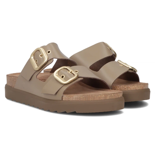 Slippers Yokono TUNEZ-130 NAP Taupe