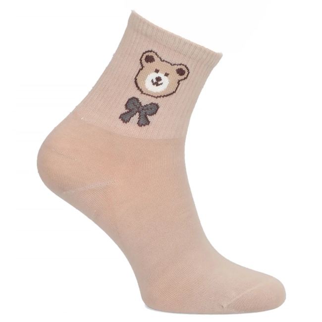 Women's Socks beige TFP2-101 bear