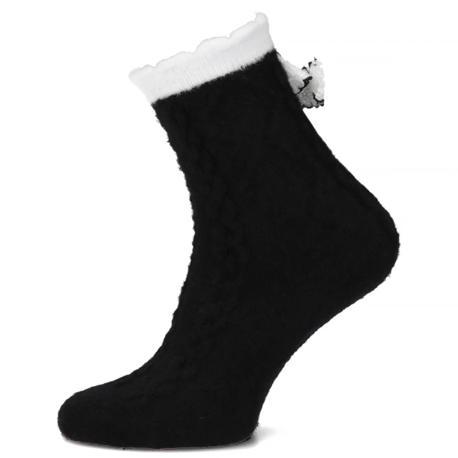 Women's Socks LM18-533 black bow