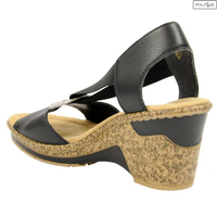 Sandals RIEKER 60662-00 black 8010851