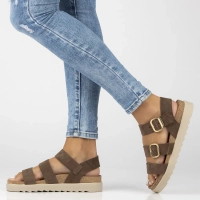 Skórzane sandały Yokono TUNEZ-127 SERRAJE LODO brązowe