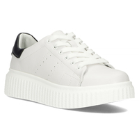 Skórzane Sneakersy Filippo DP4404/23 WH białe