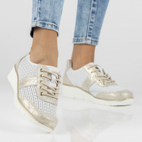 Leather shoes Filippo DP028/23 WH white