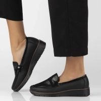 Leather shoes Filippo DP6455/24 BK black