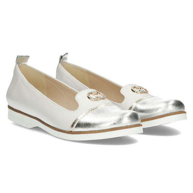 Leather shoes Filippo 150 white