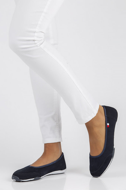 Leather shoes Filippo DP143/22 NV navy blue