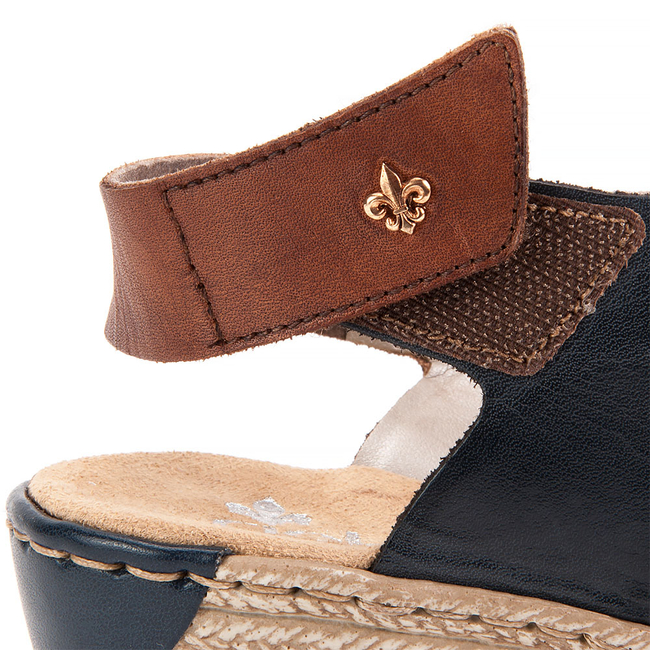 Sandals Rieker 62486-24 Brown Comb.