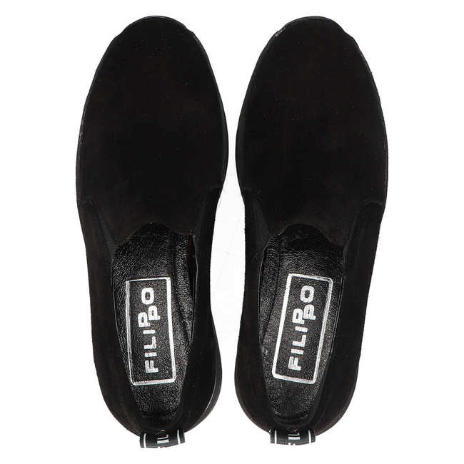 Leather Sneakers Filippo 966 black