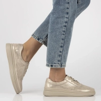 Leather shoes Filippo DP6753/25 GO gold