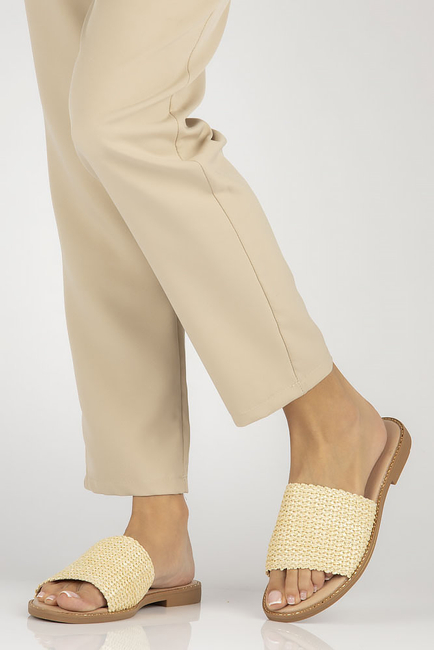 Klapki Filippo DK4492/23 BE beżowe