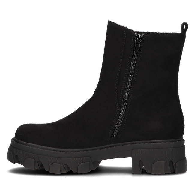 Botki na platformie Filippo DBT3405/22 BK czarne