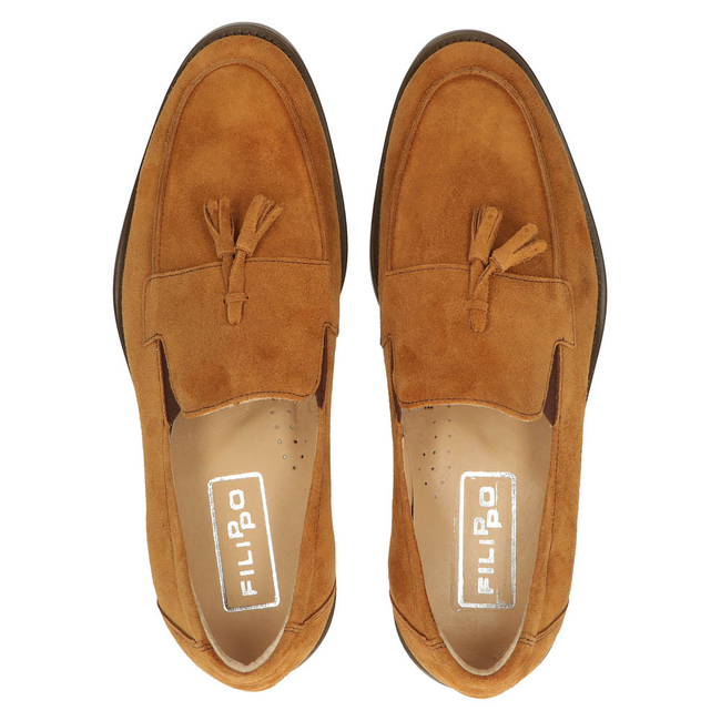 Leather moccasins Filippo F59/160/02 brown