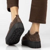 Leather sneakers Filippo DP8271/26 D BR brown
