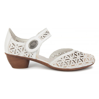 Sandały Rieker 43726-80 weiss białe