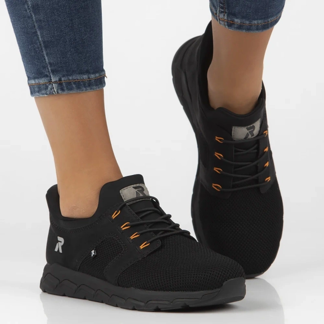 Sneakersy Rieker M9050-00 czarne