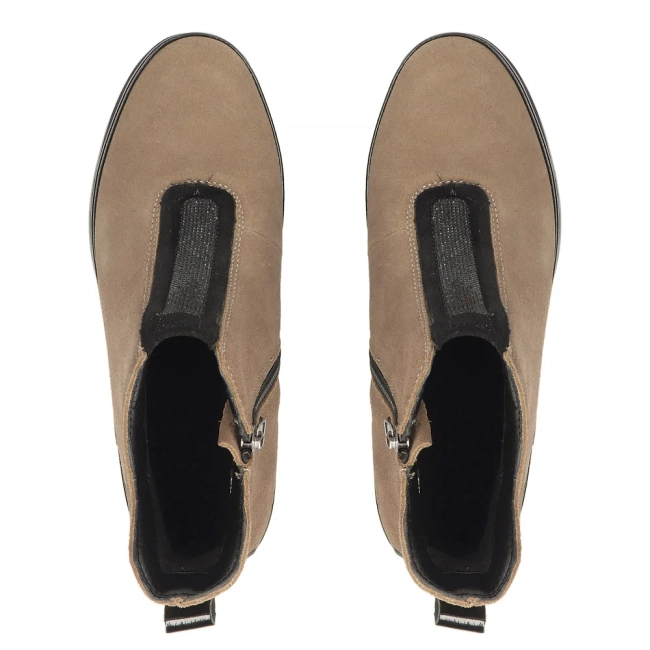 Leather ankle boots Filippo DBT8264/26 BE beige