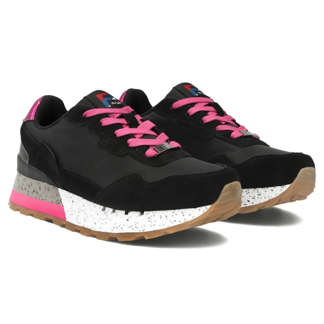 Leather sneakers Filippo DP7927/26 BK FH black
