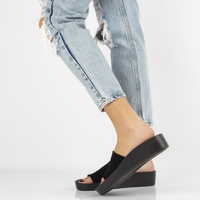 Leather flip-flops Filippo DK1220/20 BK black