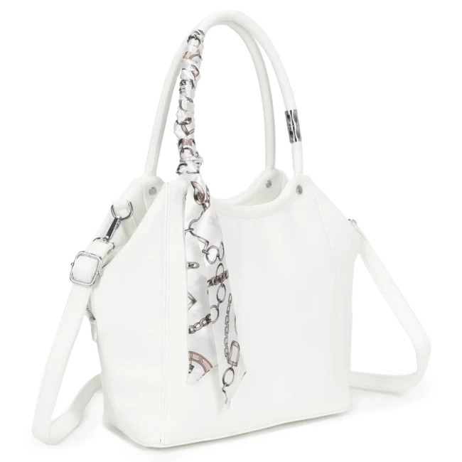 White handbag sable
