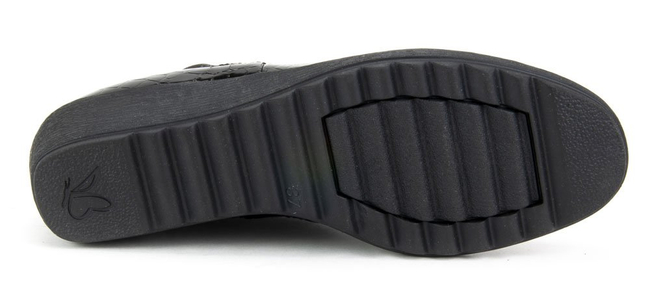 Botki Caprice 9-25409-21 064 Blk Croco Pat.