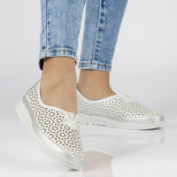 Półbuty Filippo DP1400/20 WH białe