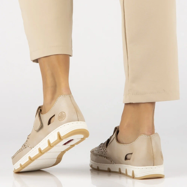 Leather Shoes Filippo 49958-61 beige