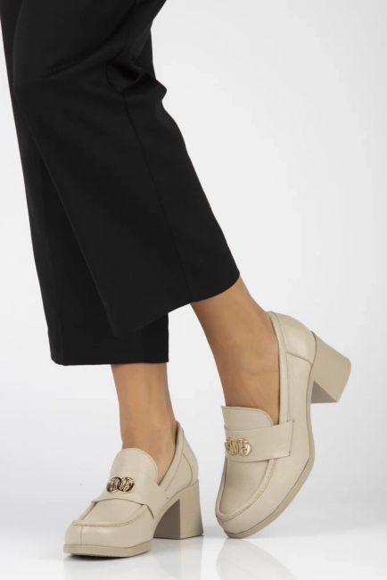Leather shoes Filippo 20171 taupe