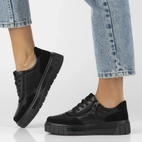 Leather shoes Filippo DP6456/24 BK black