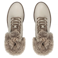 Leather boots Remonte D0B74-80 beige