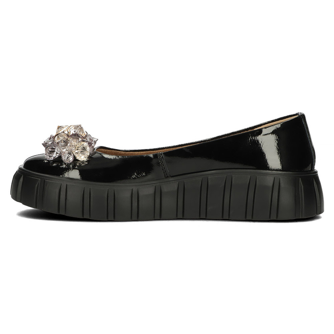 Leather shoes Filippo DP4682/23 BK black