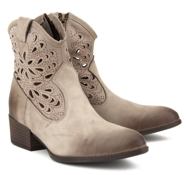 Booties Exbut 69-5791-M78/0PN/1G grey nubuck