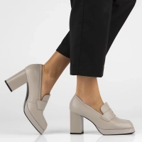 Leather shoes Filippo DP6172/24 BE beige